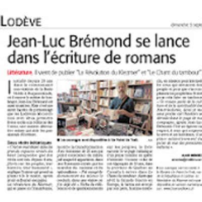 retour sur les romans de Jean-Luc Bremond